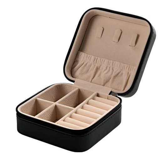 Travel Jewelry Organizer Box Color black