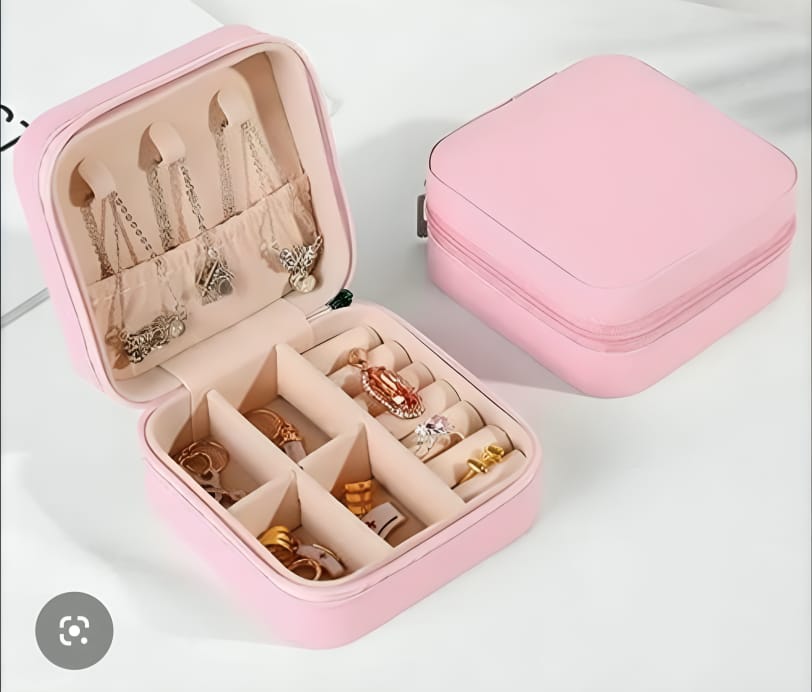 Travel Jewelry Organizer Box Color Green